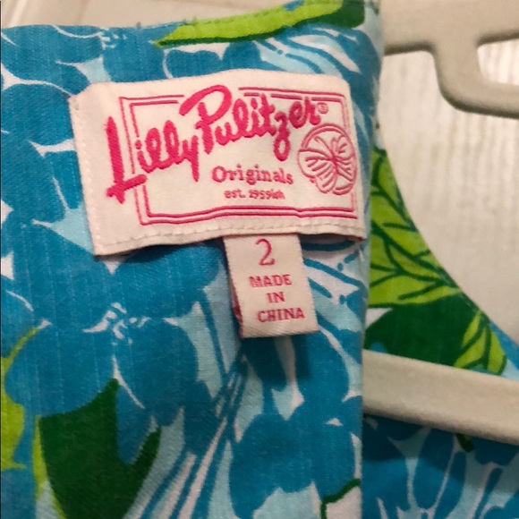 Lilly pulitzer shift in blue and white - Picture 4 of 5